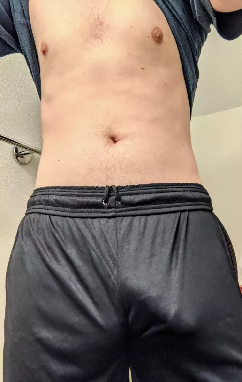 You see me changing in the locker room. What do you do?