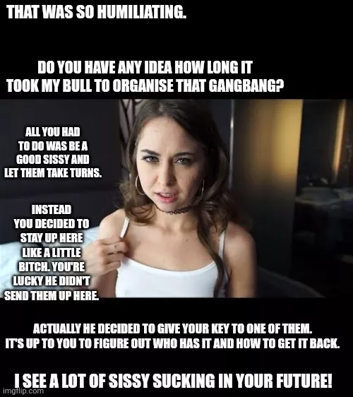 You should have obeyed.