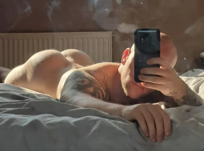 You should see it from behind