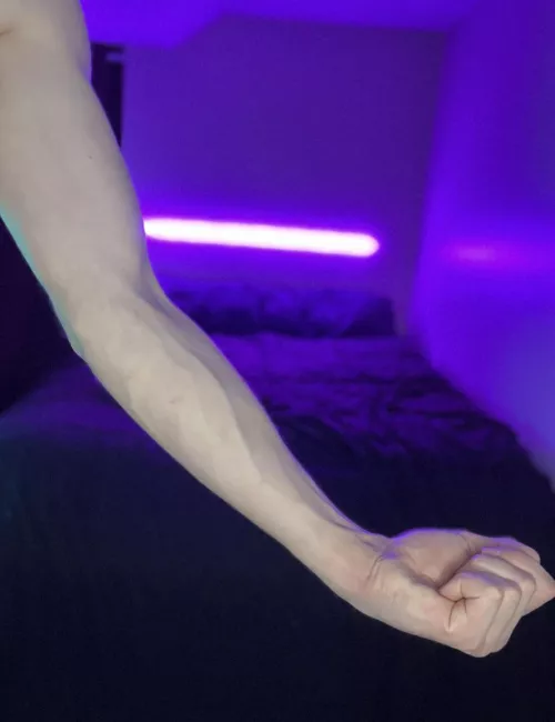 You should see my forearms after a workout