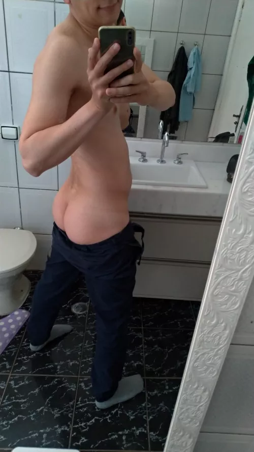 You took off my shirt and now you are taking off my pants. This will be your reward...😉