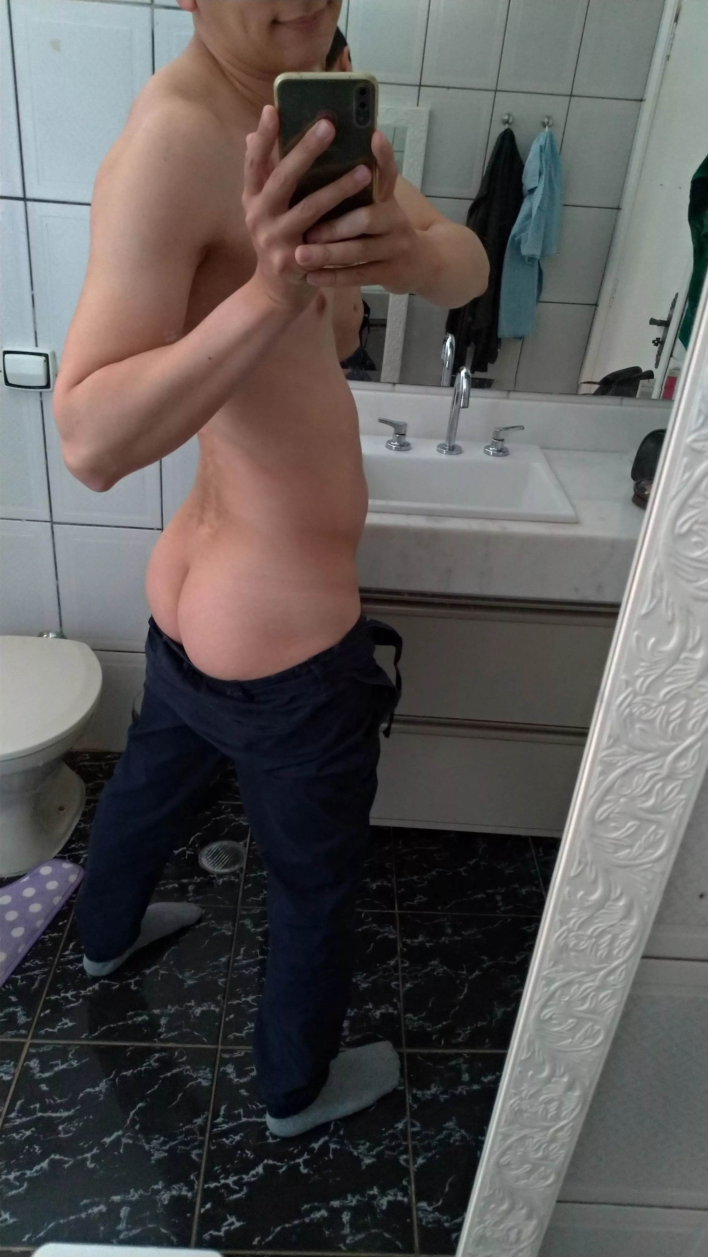 You took off my shirt and now you are taking off my pants. This will be your reward...😉