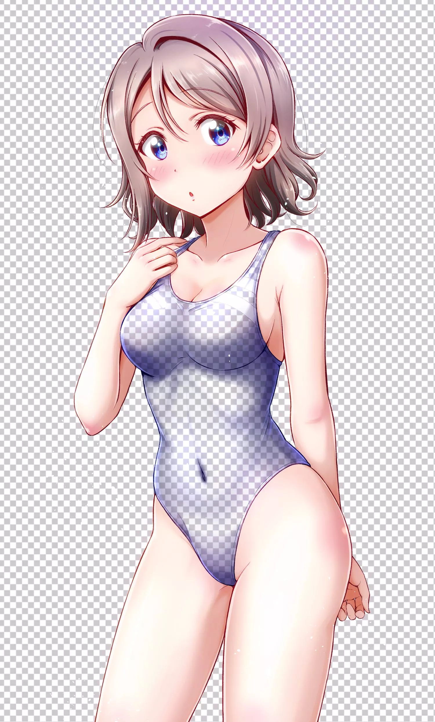You Watanabe Transparent Swimsuit (Ckst) [Love Live!]