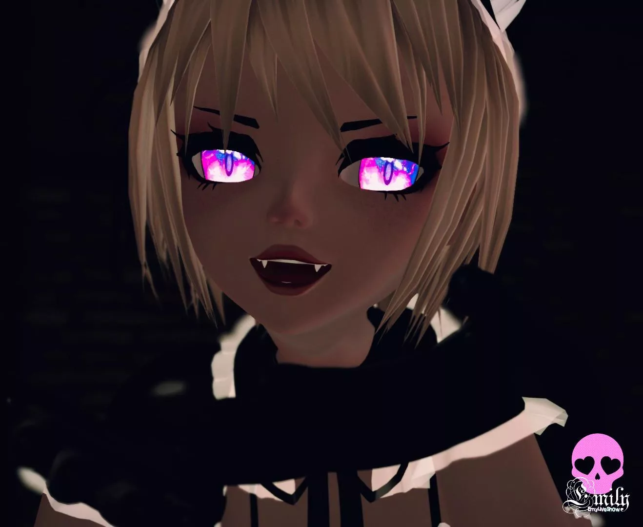 You will not be angry with such a cute kitty for being very late, I will try to make amends🧛🏻‍♀️ https://chaturbate.com/emyliveshow