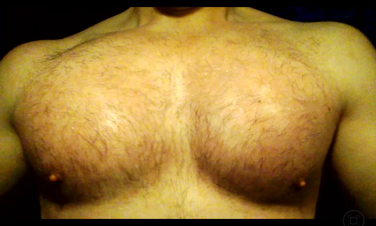 You won't exactly get lost in my chest hair, but it'll feel good on your face 🥰