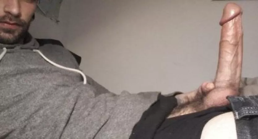 Young dad showing off for the first time