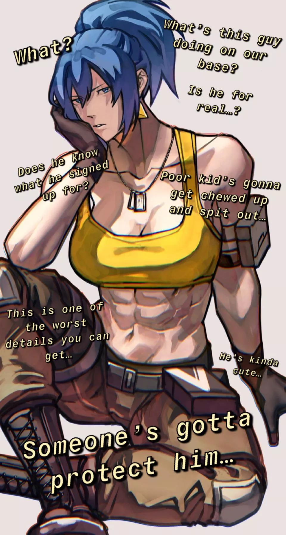 Your from Reserves…? [Muscle Mommy] [Muscles] [Wheyfu] [Abs] [Wholesome]