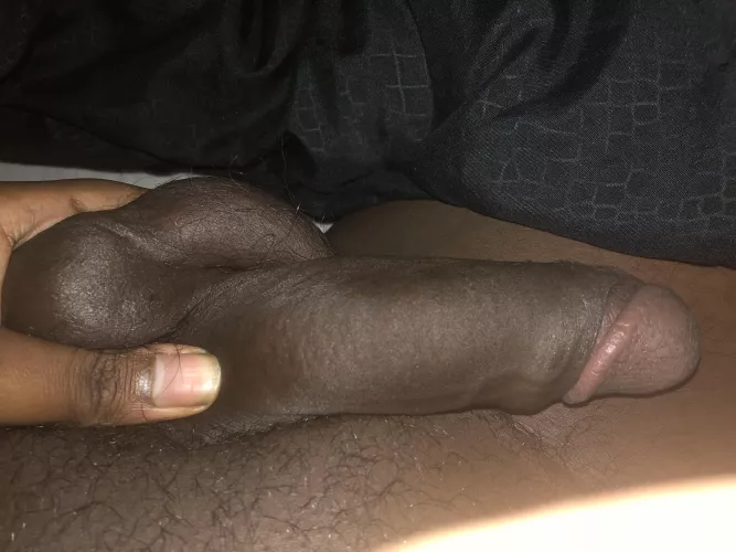 Your little clitty doesnβt even compare to my BBC when soft