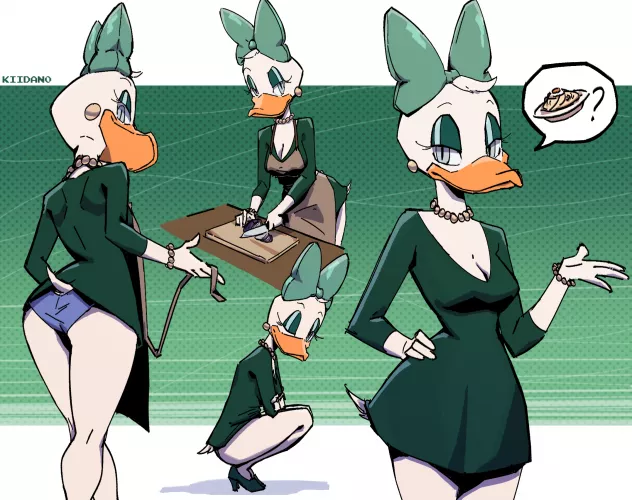 Your Milf neighbor Daisy Duck invites you over for dinner (OC - I made this)