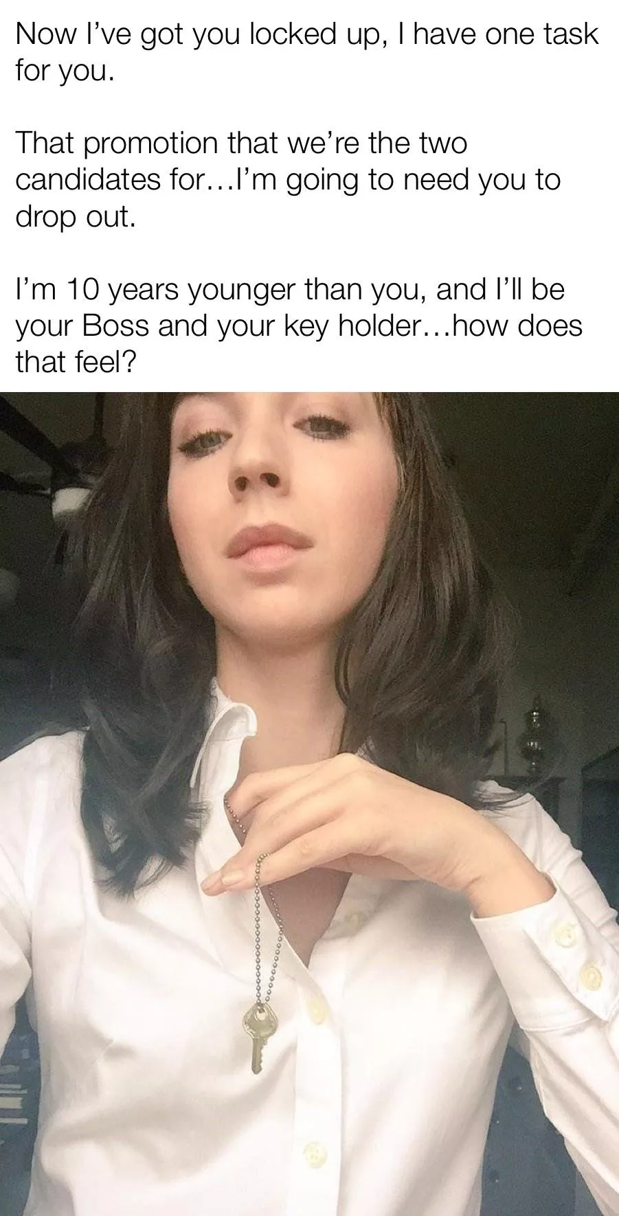 Your new younger Boss