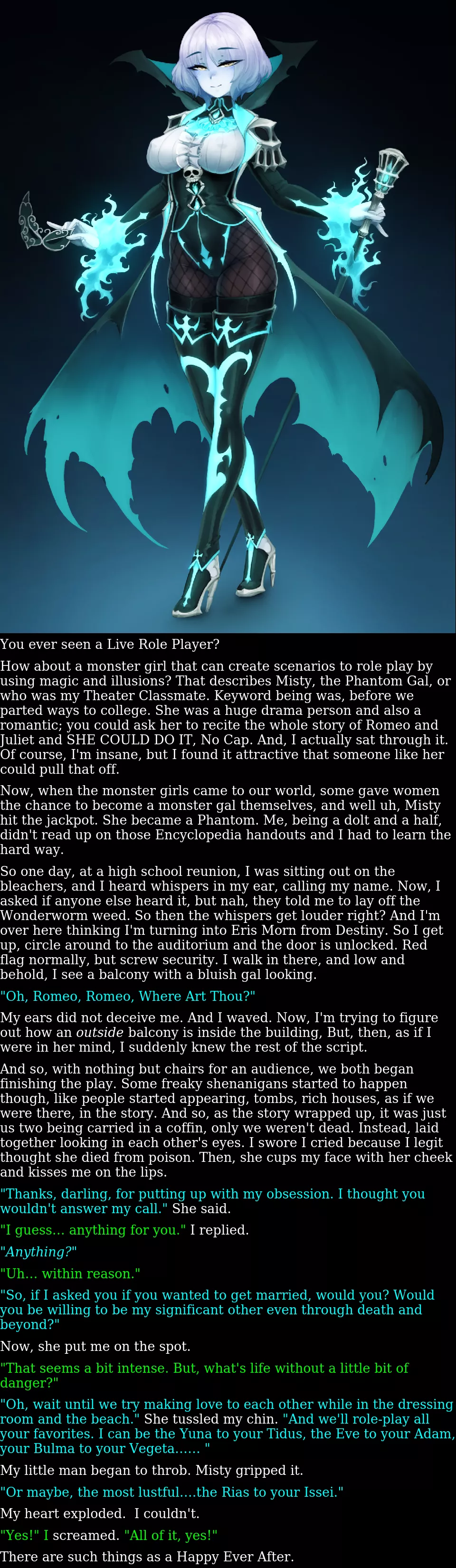 Your Old Classmate Beckons You at your High School Reunion [H] [Monster Girl] [Theatre] [Role Play] [Wholesome] [HS Friend] [F+M] [Smut Talk]