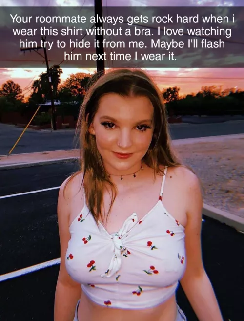 Your roommate is so cute when he's embarrassed