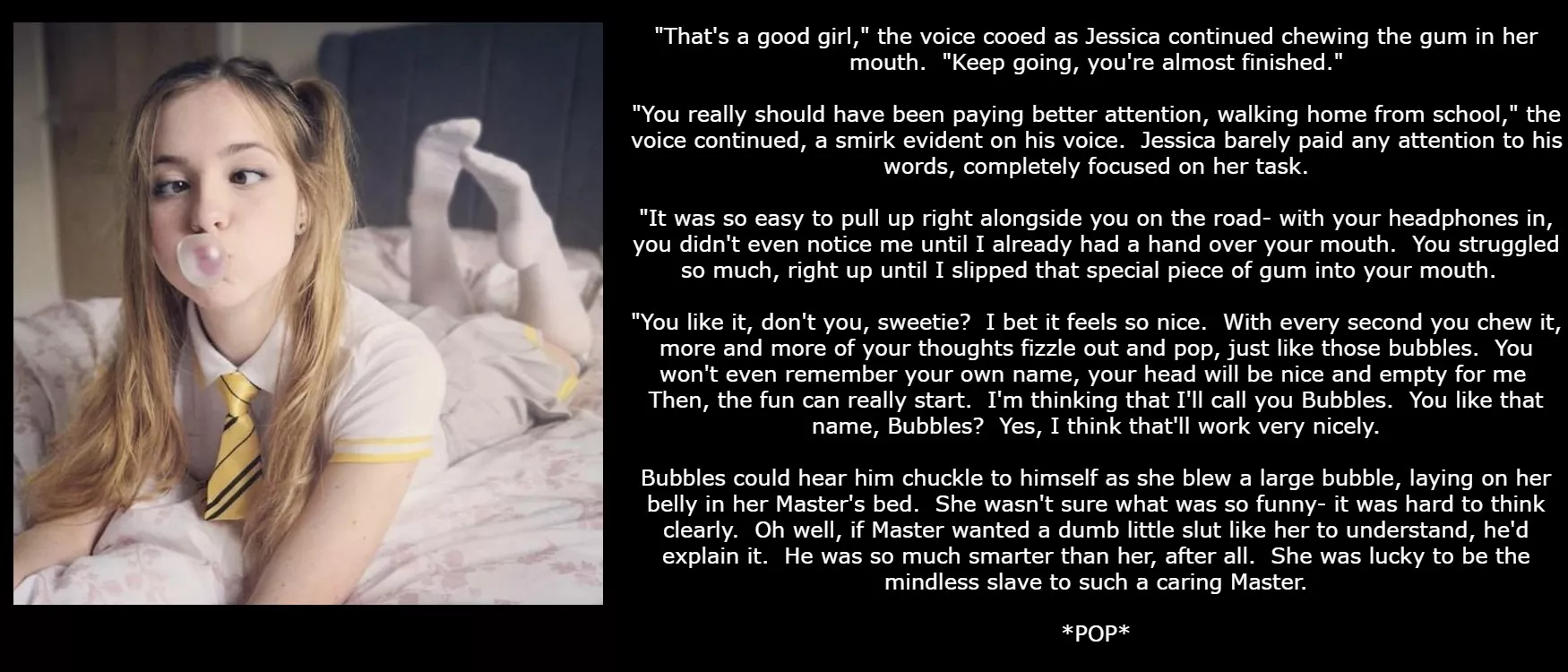 Your Thoughts Pop Like Bubbles