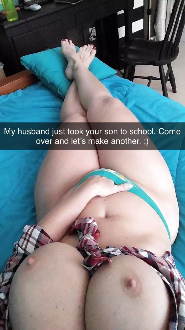 Your wife is trying for a daughter as you take another mans kid to school. Your wife is trying for a daughter as you take another mans kid to school.