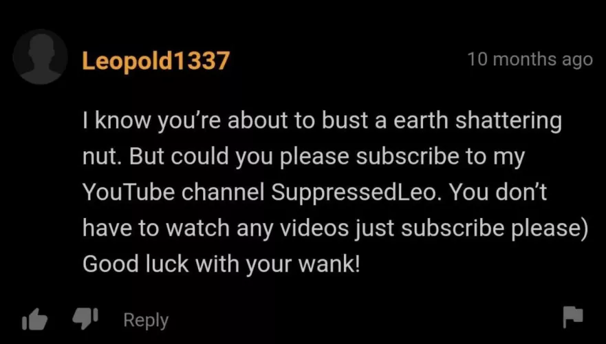 “You’re about to bust a earth shattering nut”