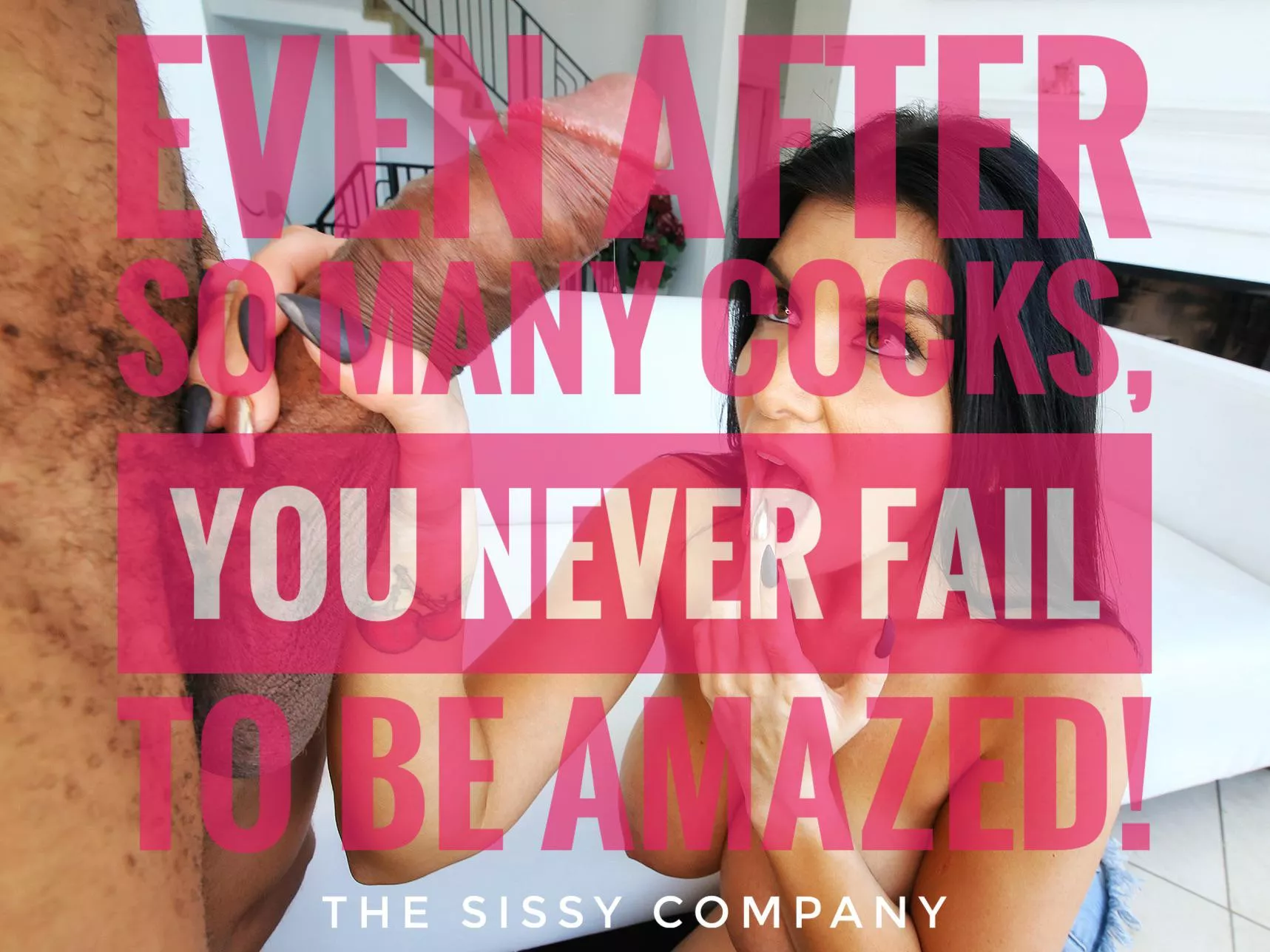 You’re always amazed by his cock aren’t you sissy? 🥵