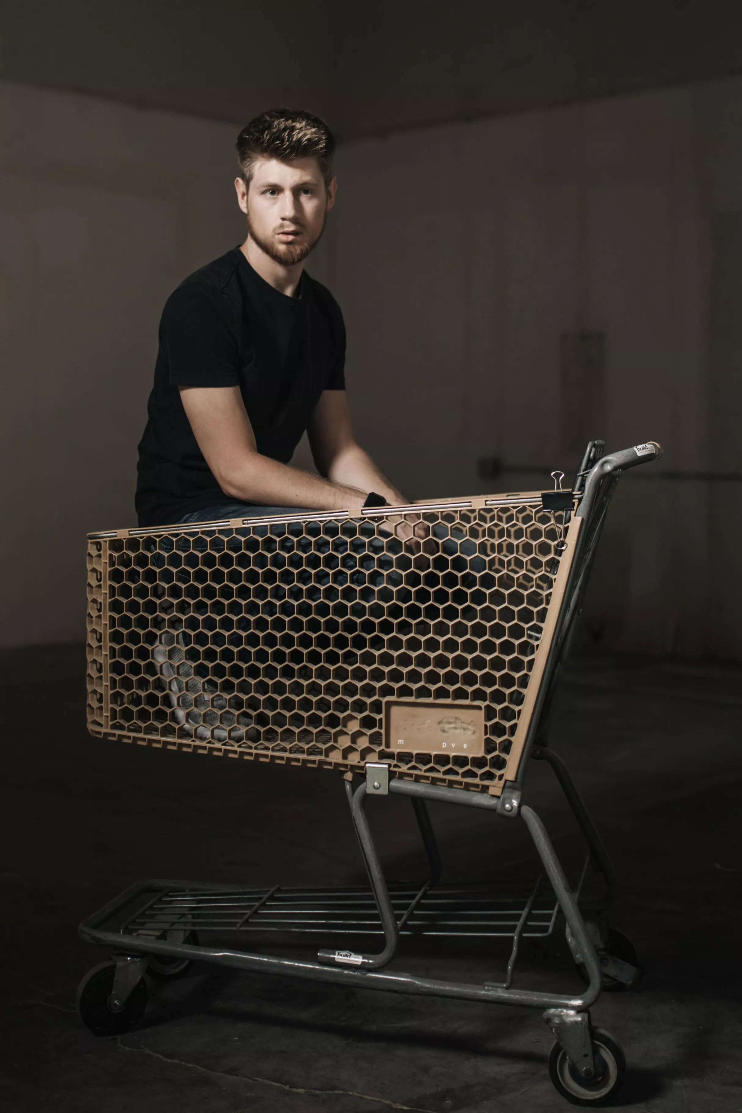 You’re never too old to ride in a shopping cart. You’re never too old to ride in a shopping cart.