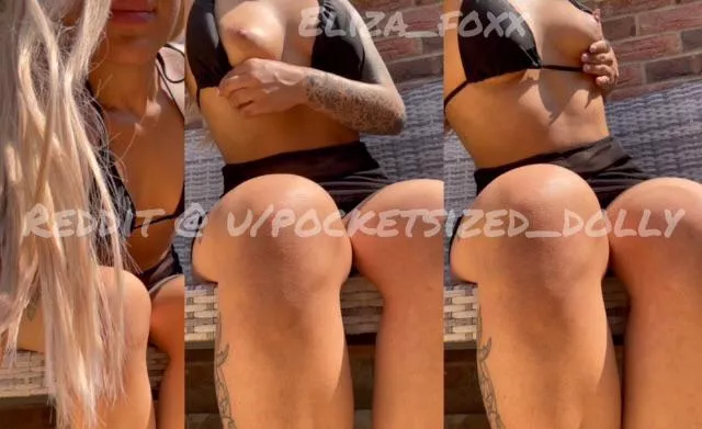 You’re walking through the park and see me like this... wyd? (F)