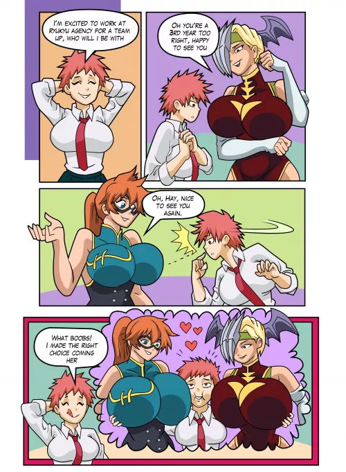 Yuyu enjoying her internship(colored)