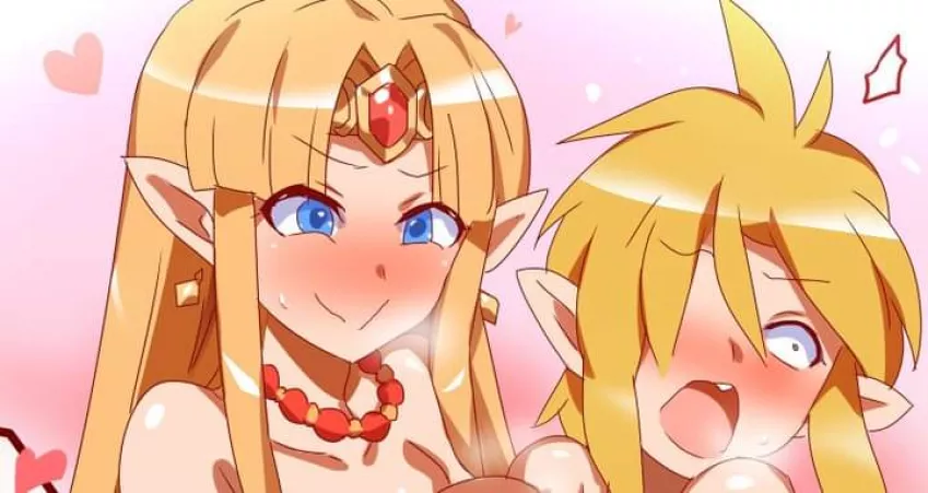 Zelda's Valentine's day gift to Link (GabeLeth)