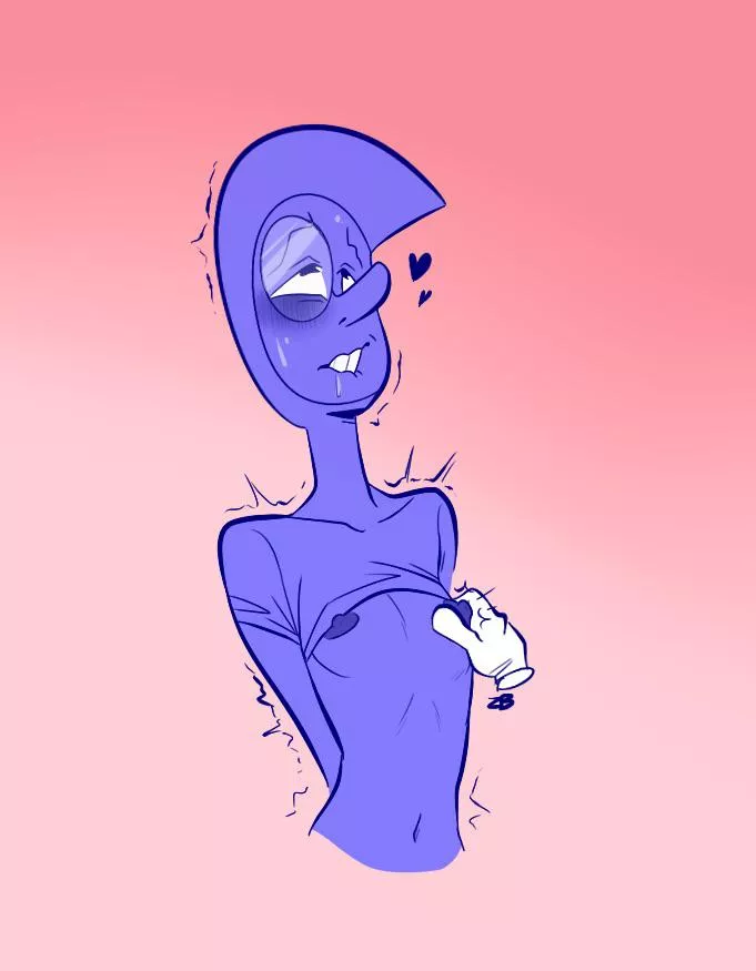 Zircon and her sensitive nipples (Art by PurplePerilous) Zircon and her sensitive nipples (Art by PurplePerilous)