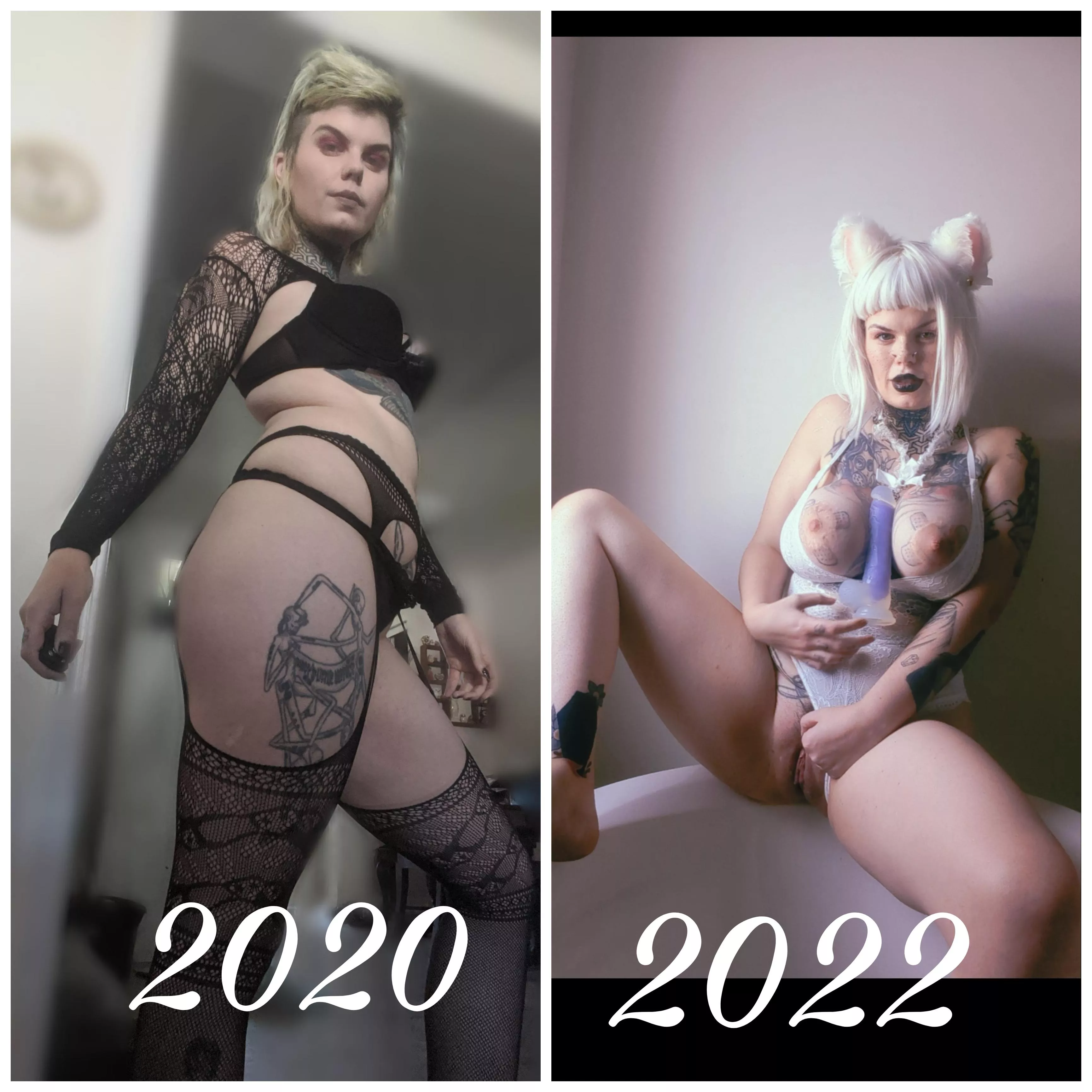 1100cc implants, and lip filler BBL booked for June 15th and I'm going to 2,000cc (hopefully) in December with an internal bra 🤞