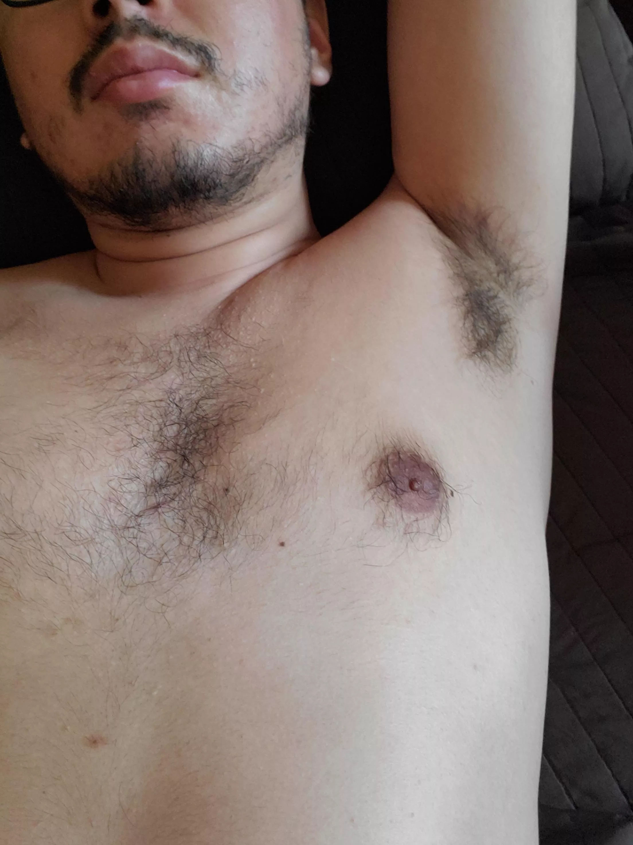 14 hour shift at the warehouse. My pits are ripe