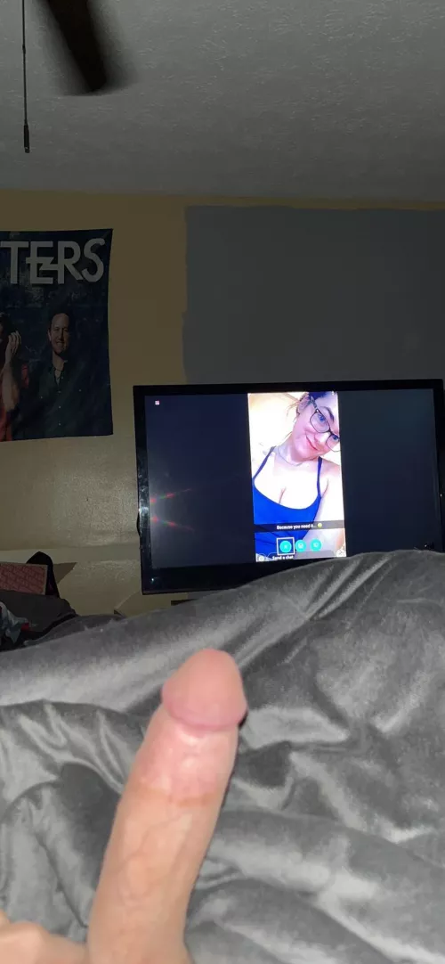 18 [M4R] Want to see a stranger jerk his cock and degrade your sexy lady on his tv?