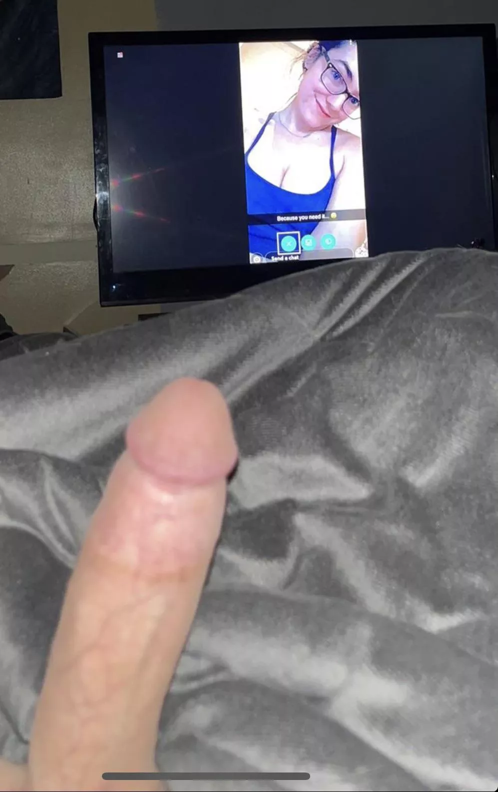 18 [M4R] Want to see a stranger jerk his cock and degrade your sexy lady on his tv?