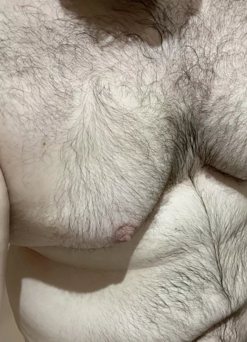 27 m uk chubby bear about to hop in the bath. Any dads/ older bros wanna play? SC: burneraltern8