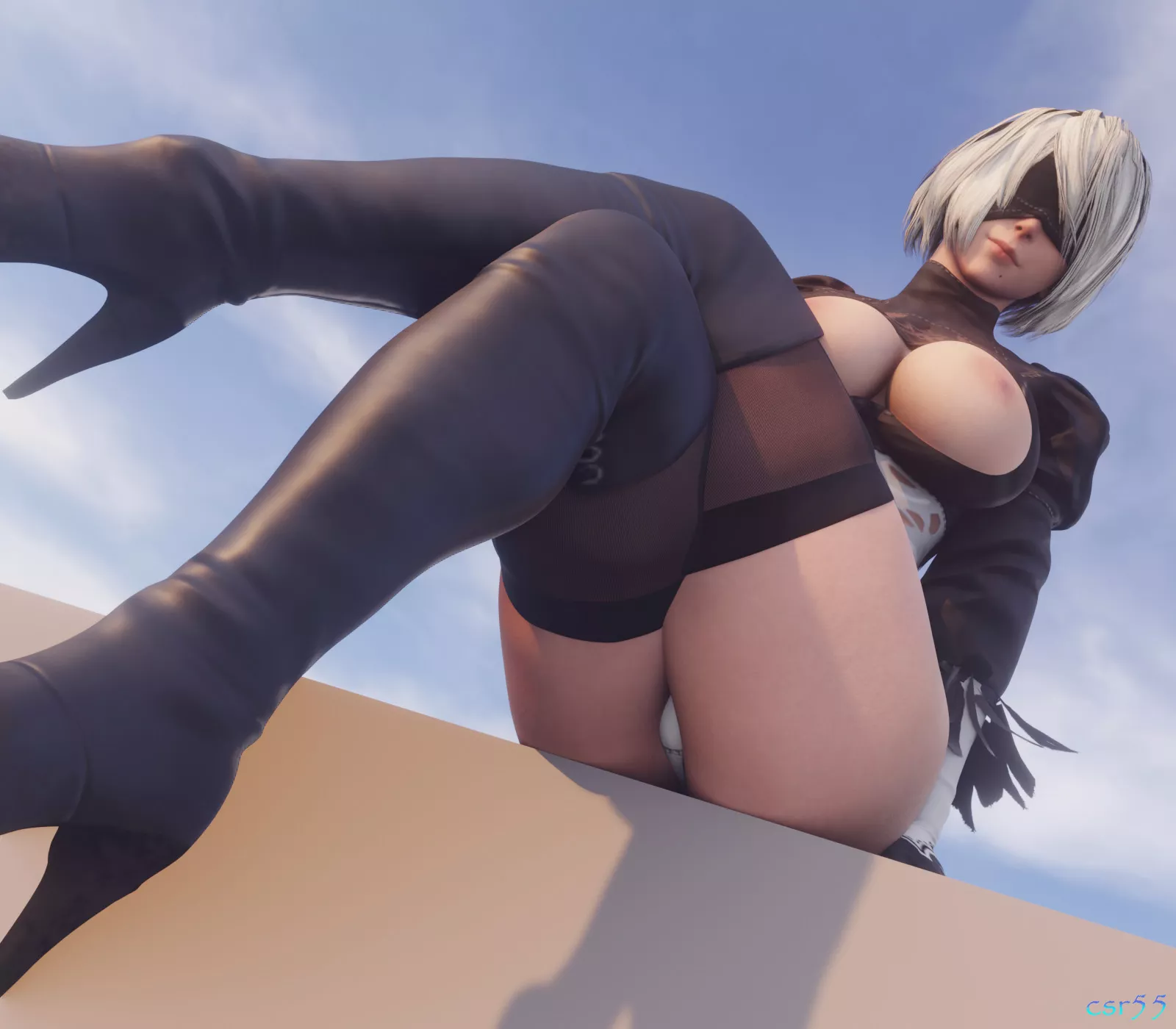2B is beautiful from any angle (csr55) [NieR:Automata]