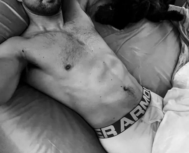 [39] Waking up to an empty bed, if you don’t include my pup next to me