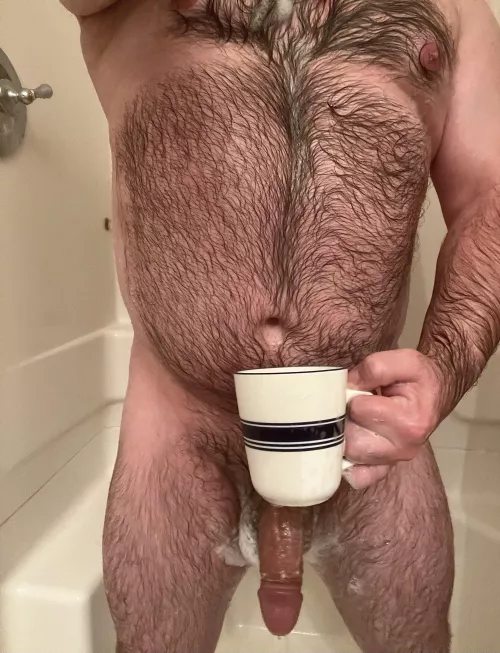 [40] It’s a coffee in the shower kind of day. Care to finish it off with me?