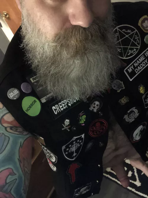 [43]M. Been a while. Been working on my horror vest