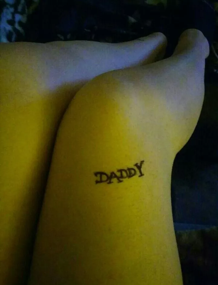 51 f legs, had written on my leg while on the phone