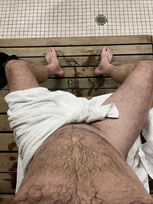 (59) I always seem have a good time in my gym sauna….