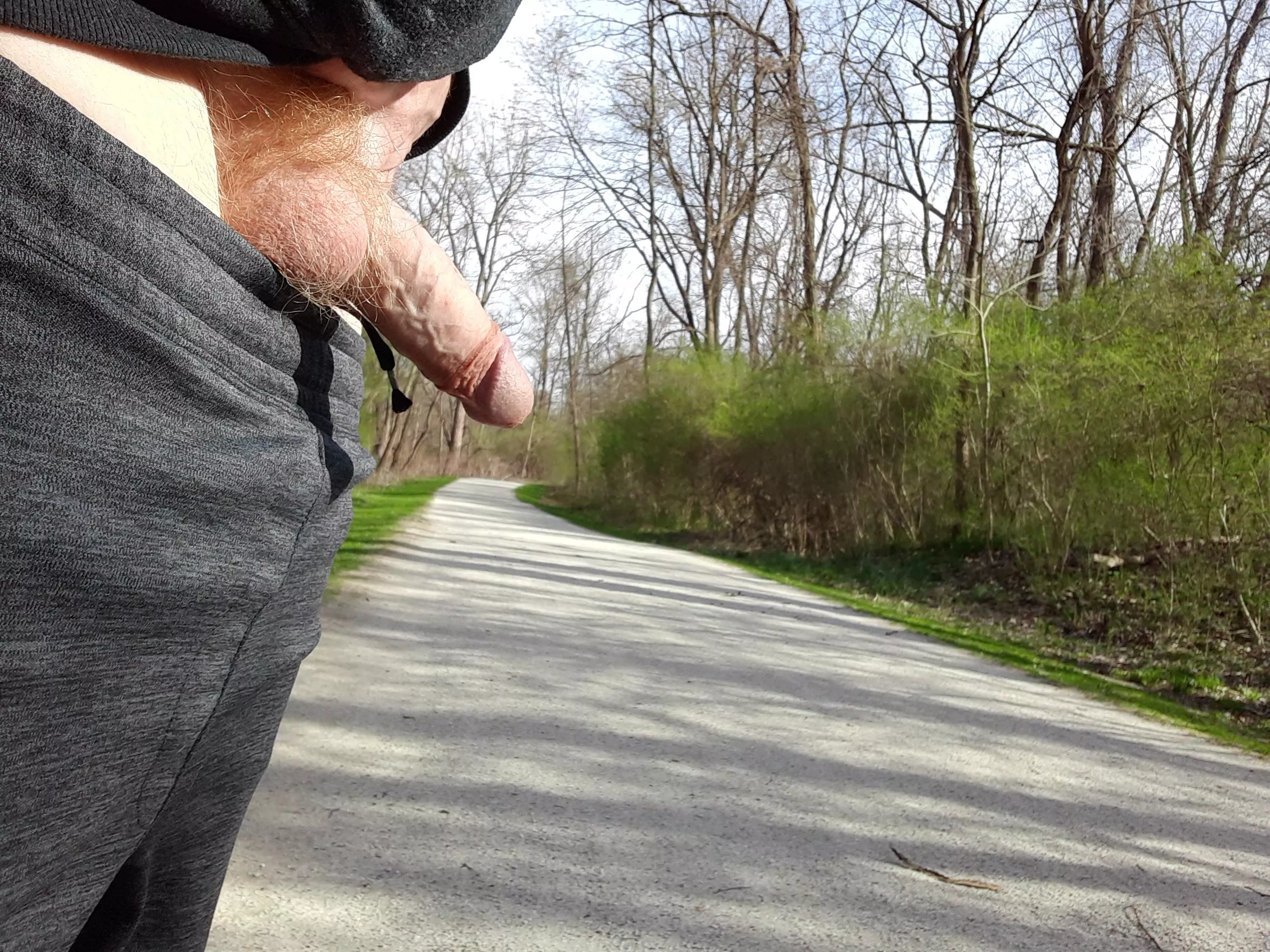 A bit of inspiration on a busy trail