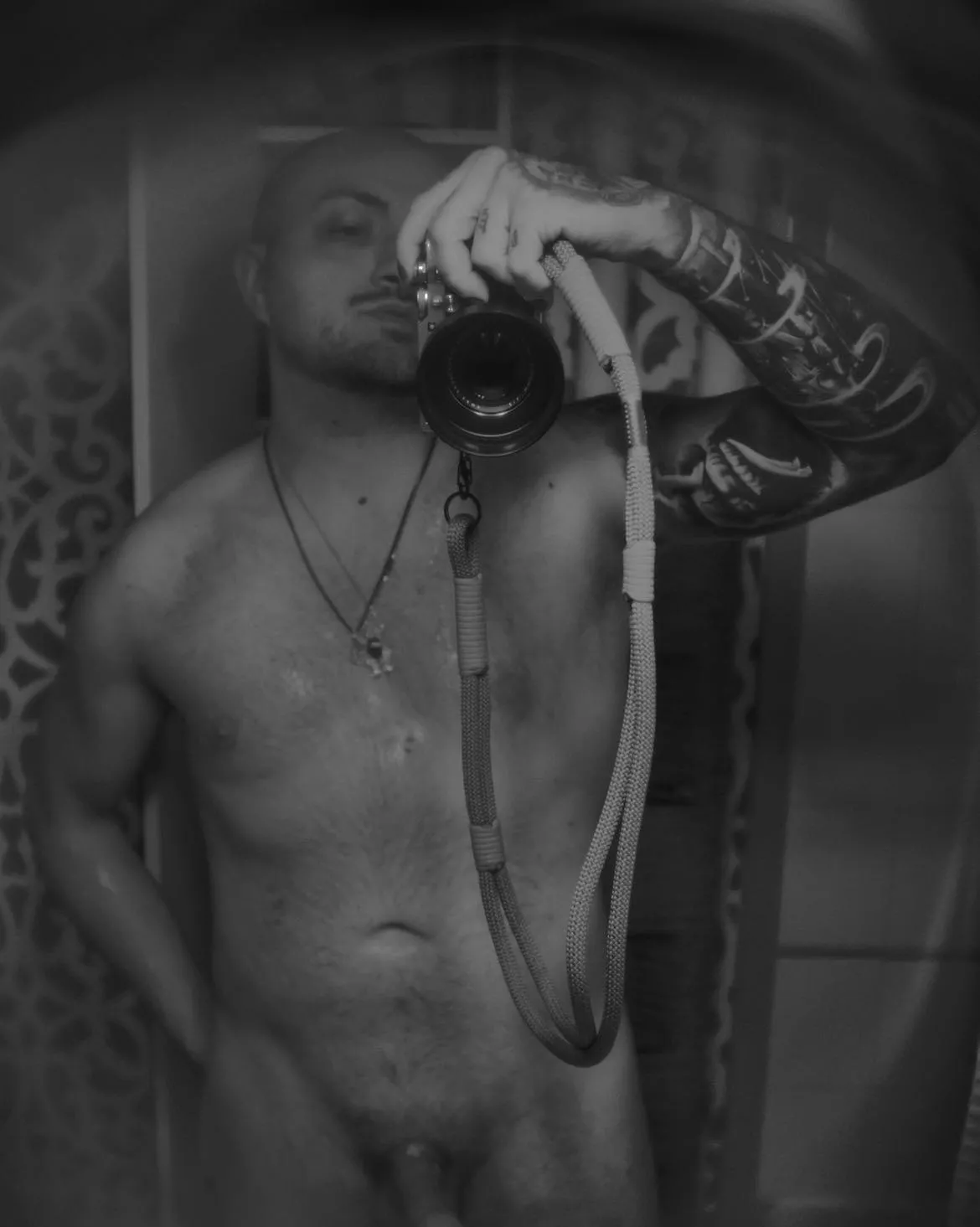 A bit sweaty after a workout A bit sweaty after a workout