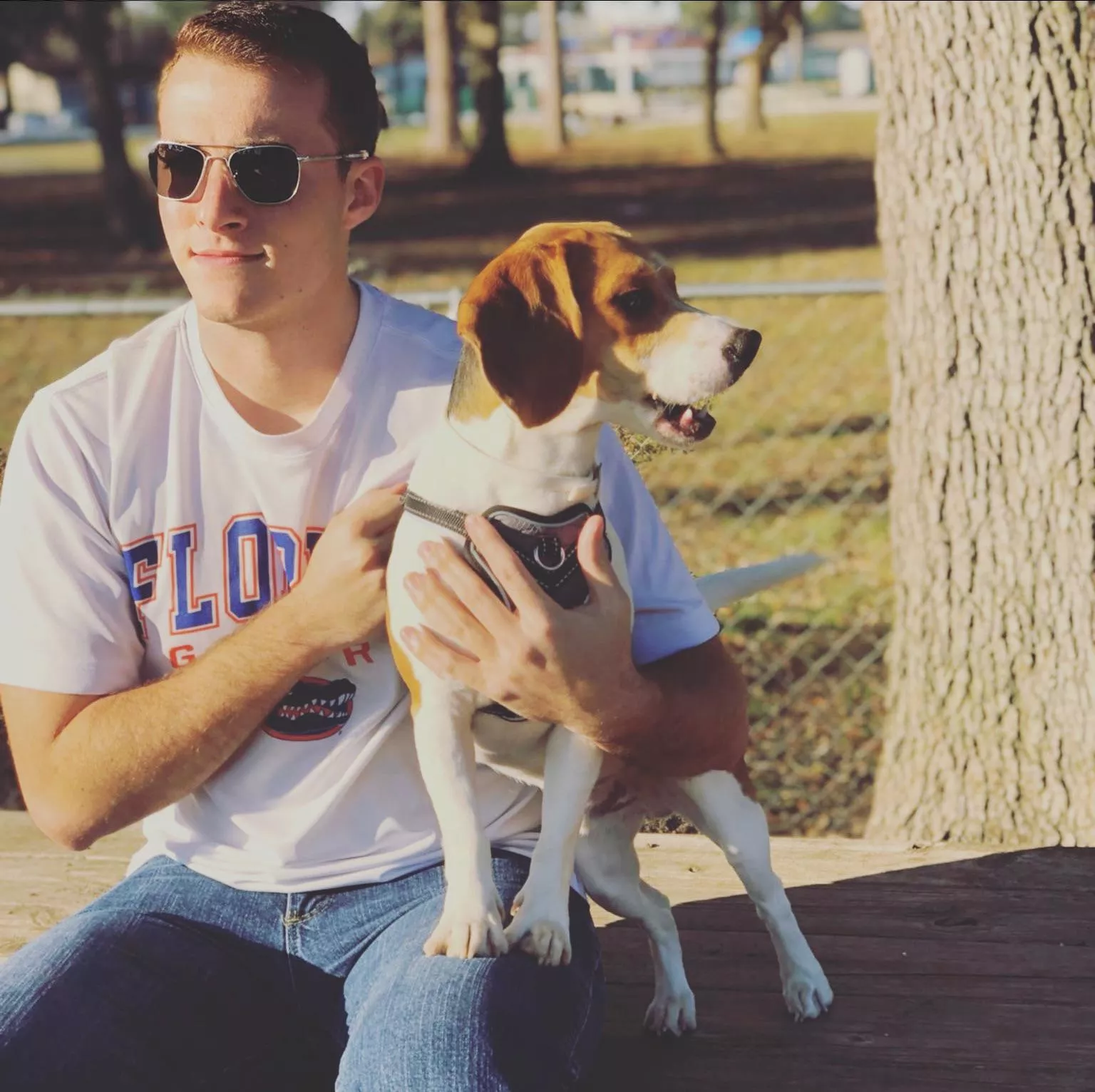 A boy and his dog A boy and his dog