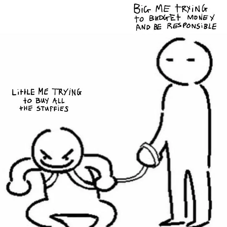 A constant battle within myself whenever I see a cute stuffie 😳