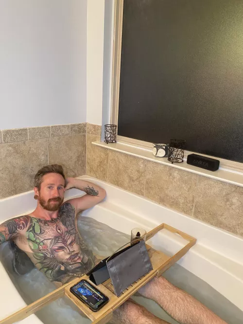 A good bath and glass of whiskey.