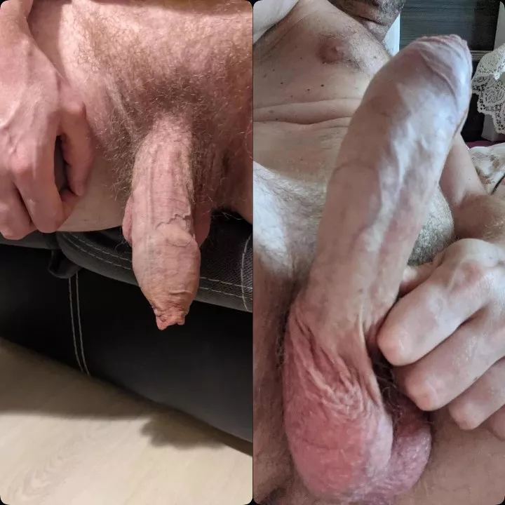 A hot comparison of my soft vs. hard. Hope you like it.
