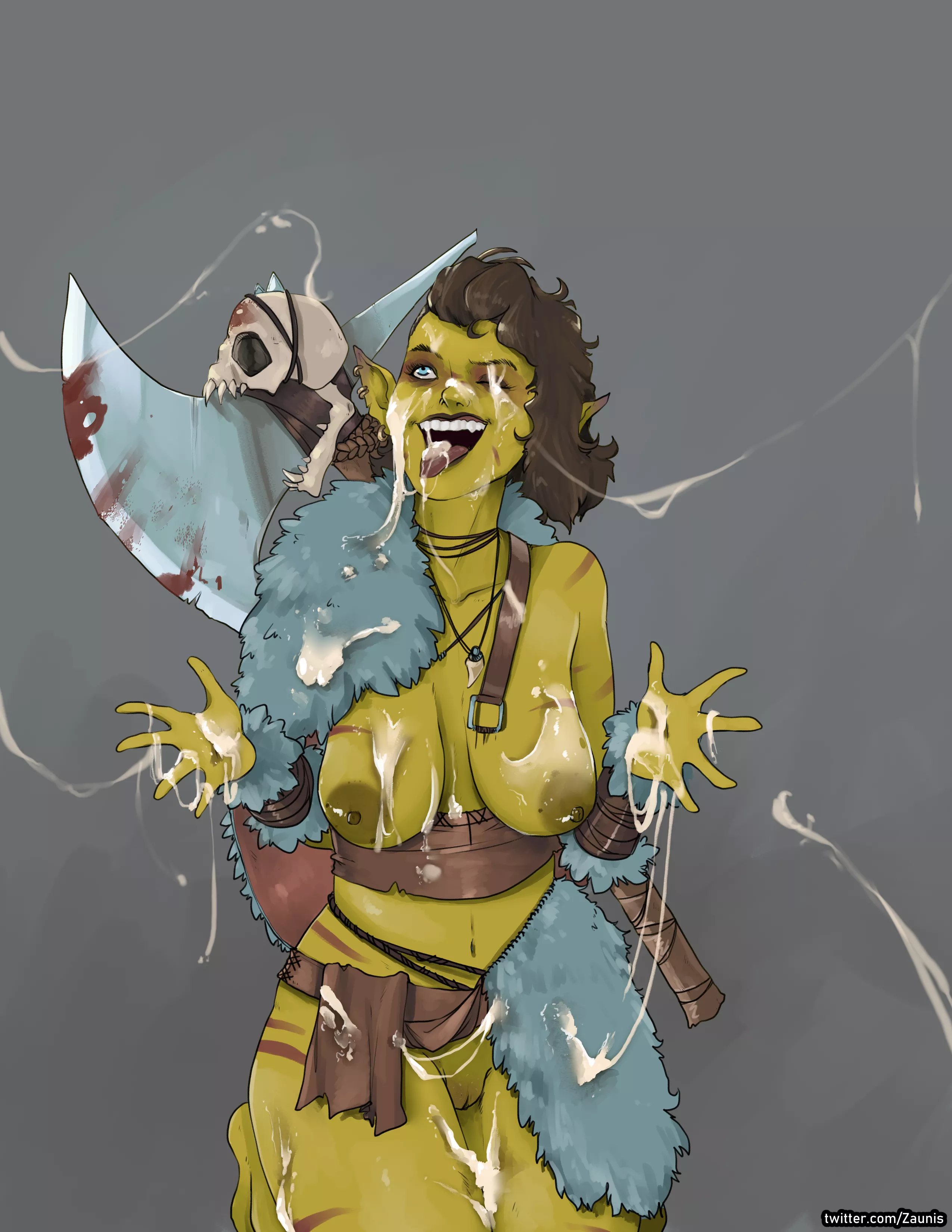 A little Goblin bukkake gift (Zaunis)