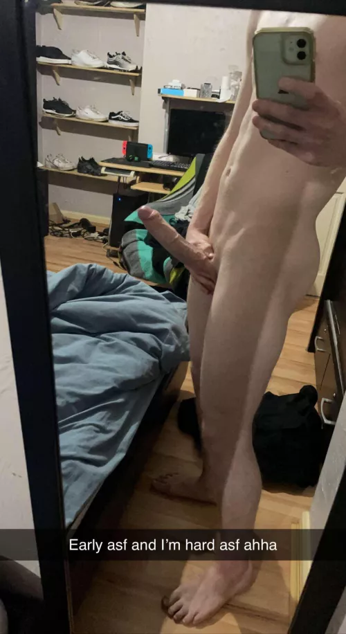 A lot of morning wood today damn…