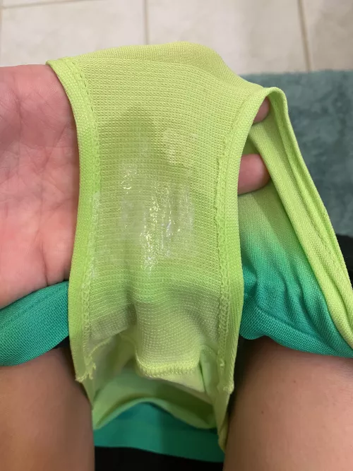 A nice pair of panties with a fresh creampie.