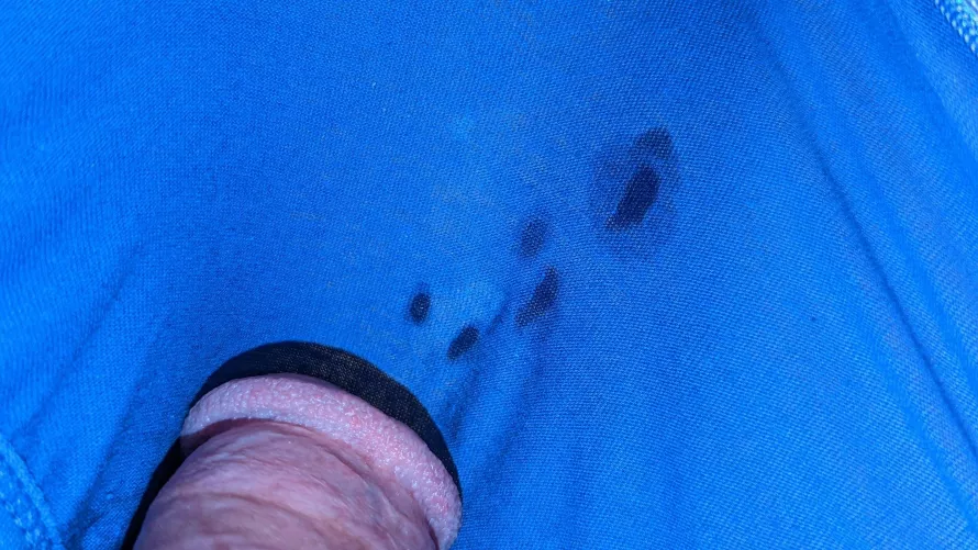 A picture of the inside after wearing for around 40min [OC]