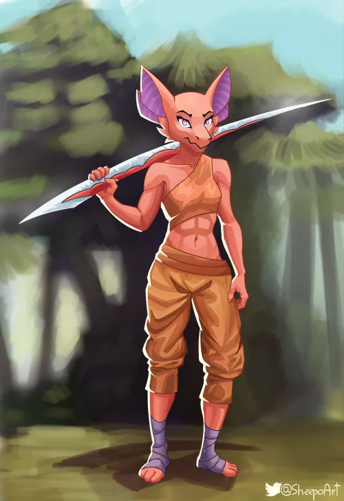 A proud warrior (Art by me)