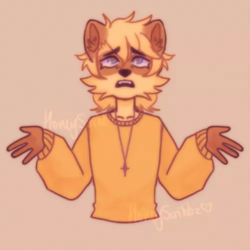 A quick doodle of my sona!