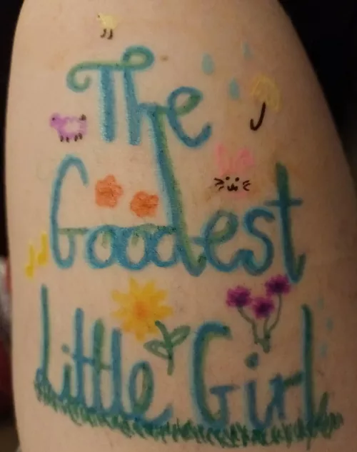 a spring themed mark I did at my daddy's request ^^ 🐣🌷🐇🌻🐑