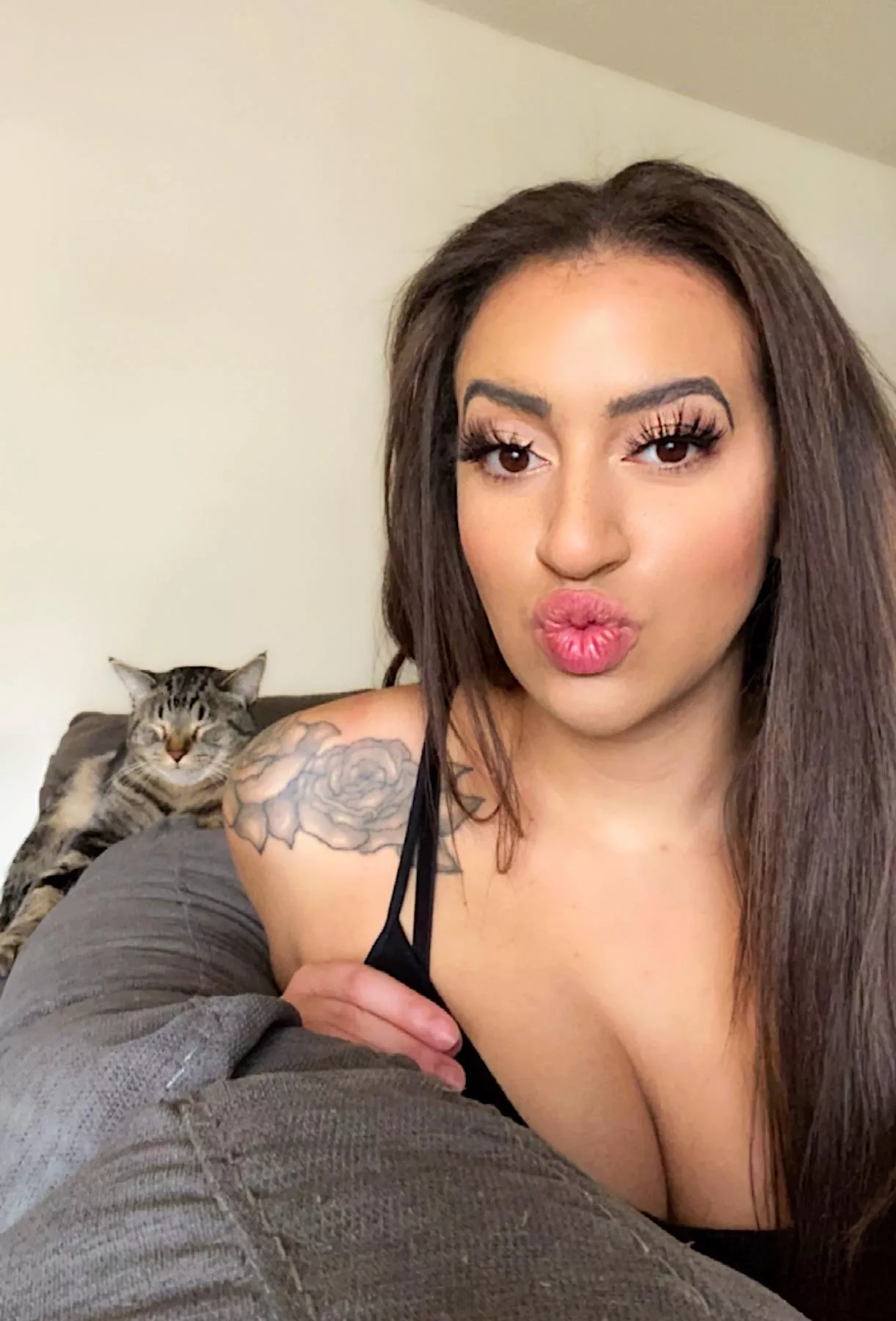 African American anddd Caucasian, proudly 🤎 ft my baby cat / f24 💛